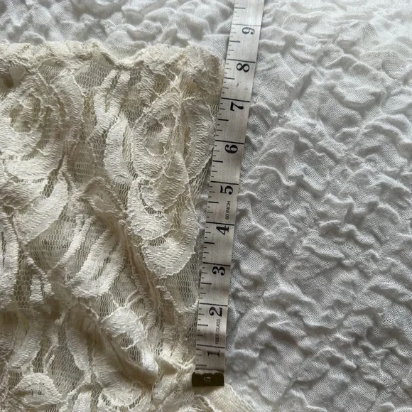 Daytrip Anthropologie Lace Fringe Kimono Cardigan XL Boho Festival - Picture 7 of 9